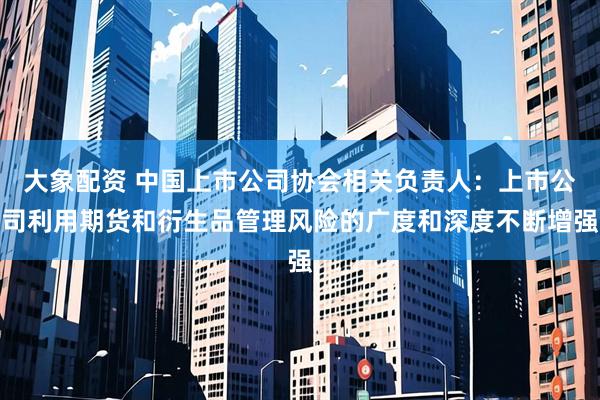 大象配资 中国上市公司协会相关负责人：上市公司利用期货和衍生品管理风险的广度和深度不断增强